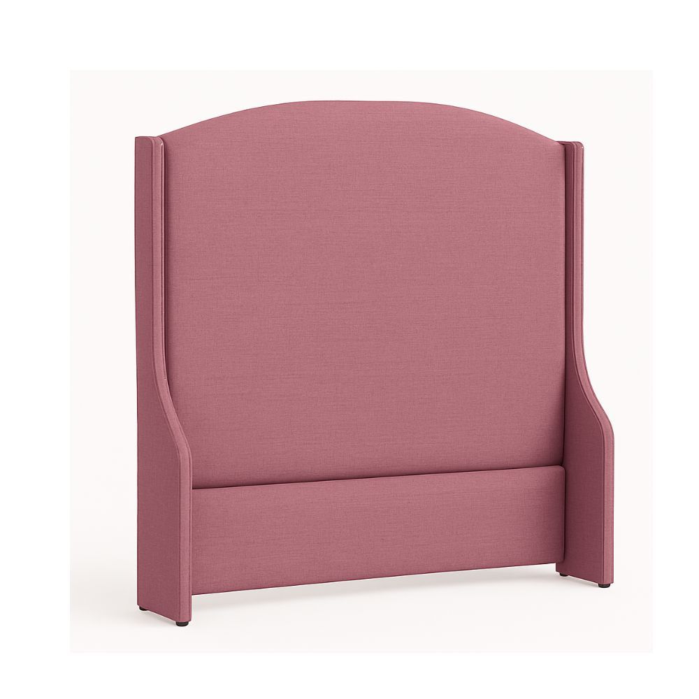Cambri Wingback Headboard Double Marsala