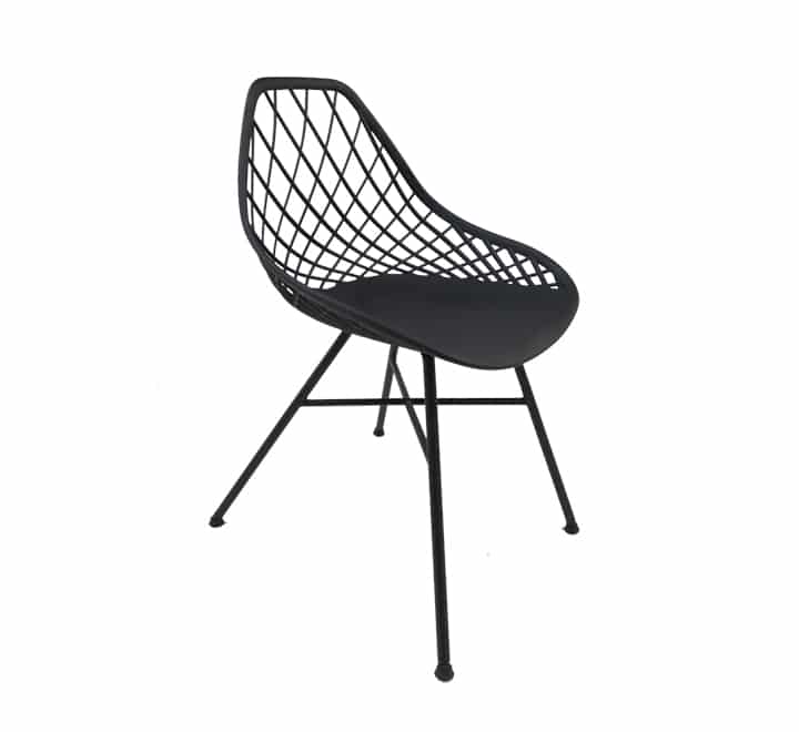Vividitto - Plastic Spider Chair - Black