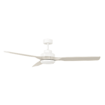 Cardinal White 80W Remote Controlled Ceiling Fan with Warm White LED