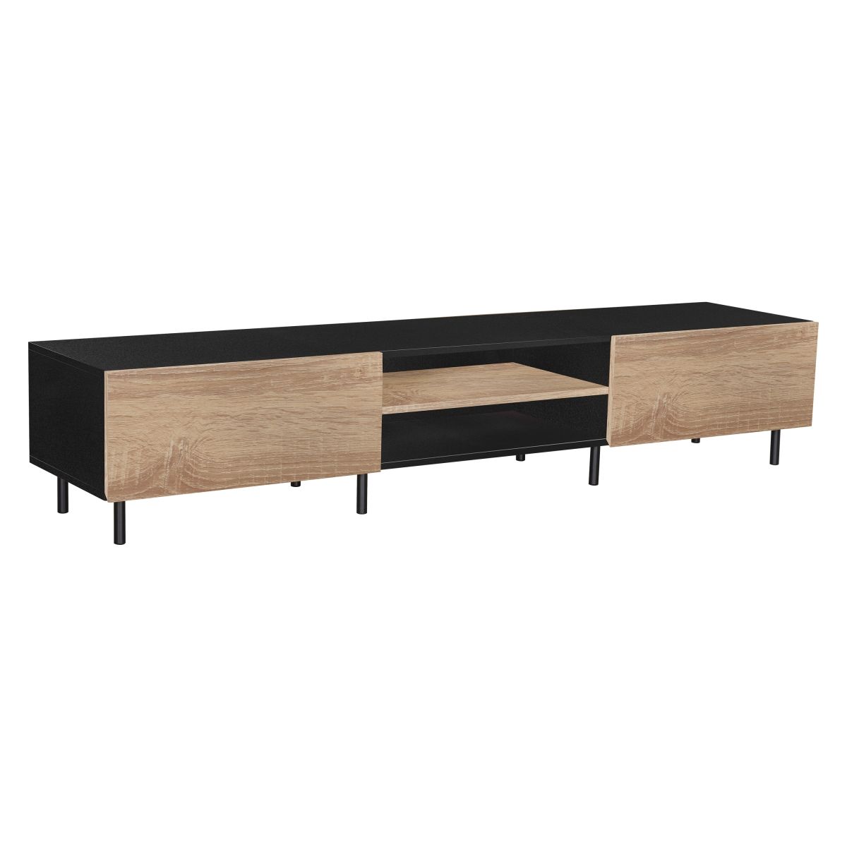 Everfurn Vega TV Stand, 1800, x2 Cupboards