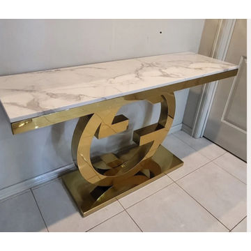EFURN- GG  Console Table (Gold)