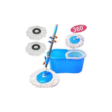 Rotating 360 Spin Mop And Plastic Bucket Set