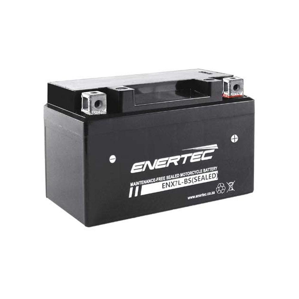 Enertec YTX7L-BS 12V 6Ah AGM Motorcycle Battery
