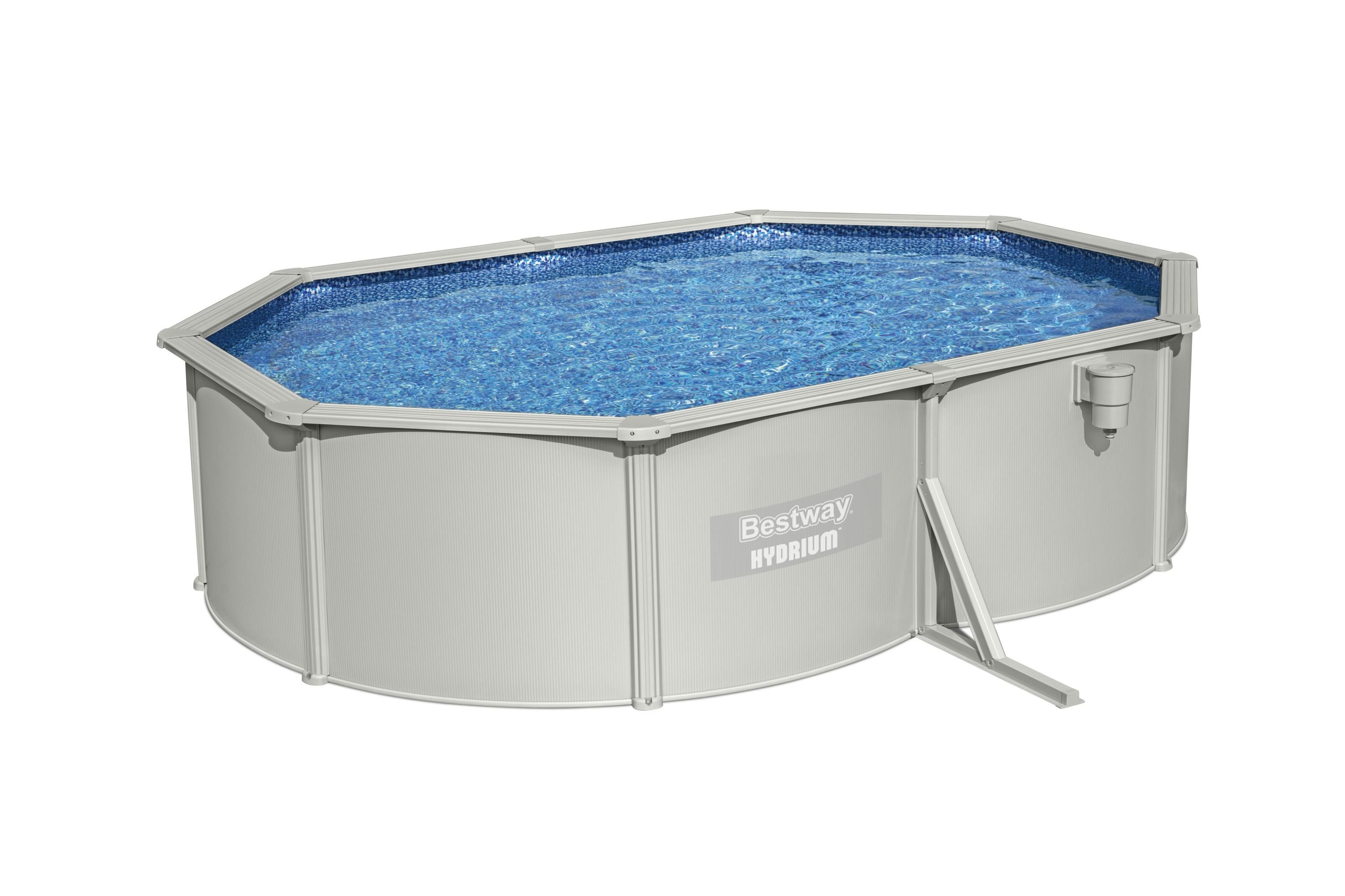 Bestway Hydrium Oval Pool 5 x 3.6 x 1.2m With Sand Filter Pump