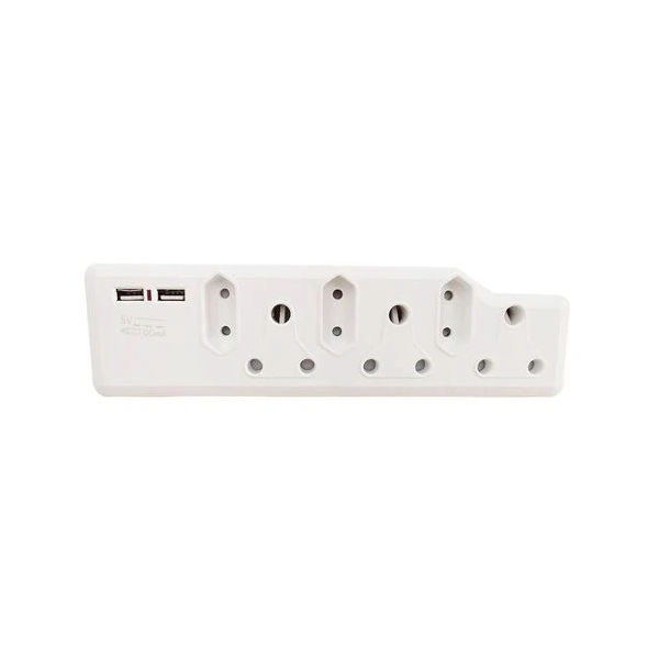 16A Adpter 3 x 16A 3 x Euro 2 x 5V 2.1A USB - TT-F03-A110