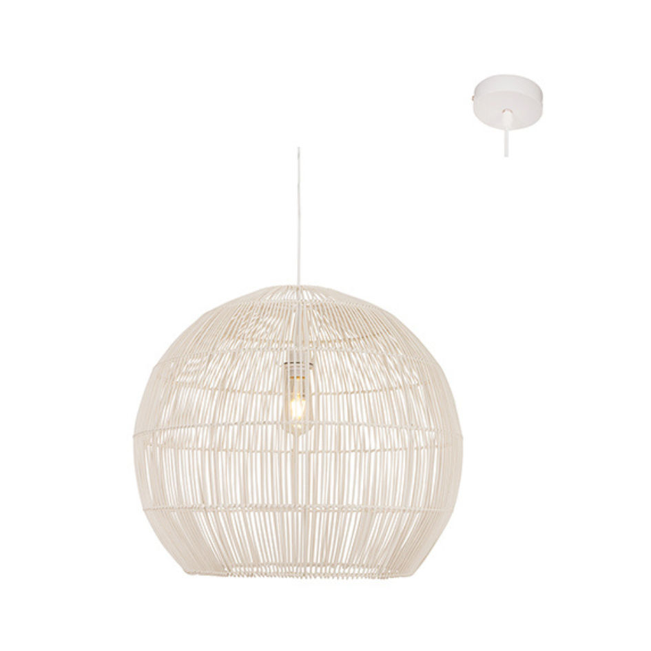Erna 600 Pendant Woven Rattan E27 1x60w