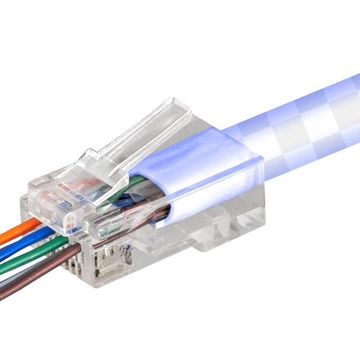 Cat6 Rj45 Pass-Through Connector