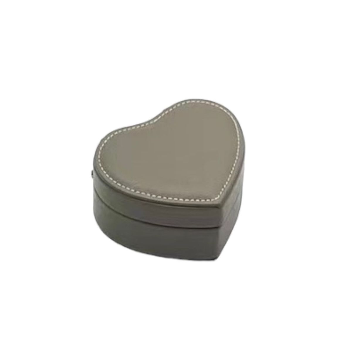 Mini Heart Shape Cute PU Jewelry Organizer Travel Jewelry Organizer-green