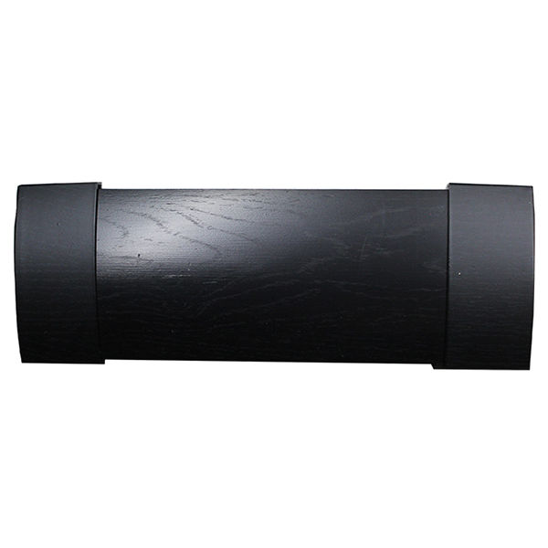 Matoc 106mm Curtain Pelmet - Black Woodgrain - 2.5m