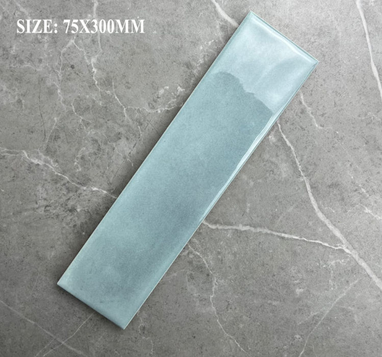 Earthstone Arctic Blue Subway (300x75mm - Box of 50 | Covers ±1.14m²)