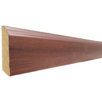 Skirting Rich Mahogany MDF Wrapped 100mm x 14mm x 2250mm