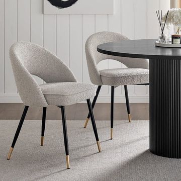 Lola Boucle Dining Chair