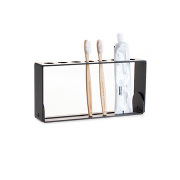 Long toothbrush holder Black