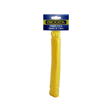 Dejuca - Wash Line - Poly Cord - 3mm X 15m - (hank)   - 8 Pack