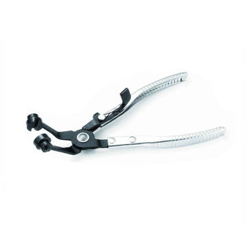 Force - Hose Clamp Pliers Angled Flat Band Lock Latch Works In Hard To