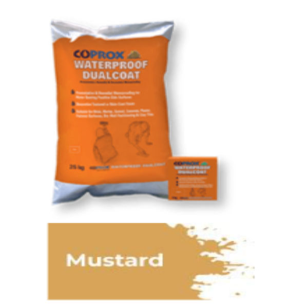 Coprox Waterproof Dualcoat Mustard 25kg