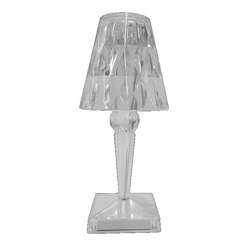 230v 1W LED SMD Acrylic Tri Coloured Dimmable Rechargeable Table Lamp