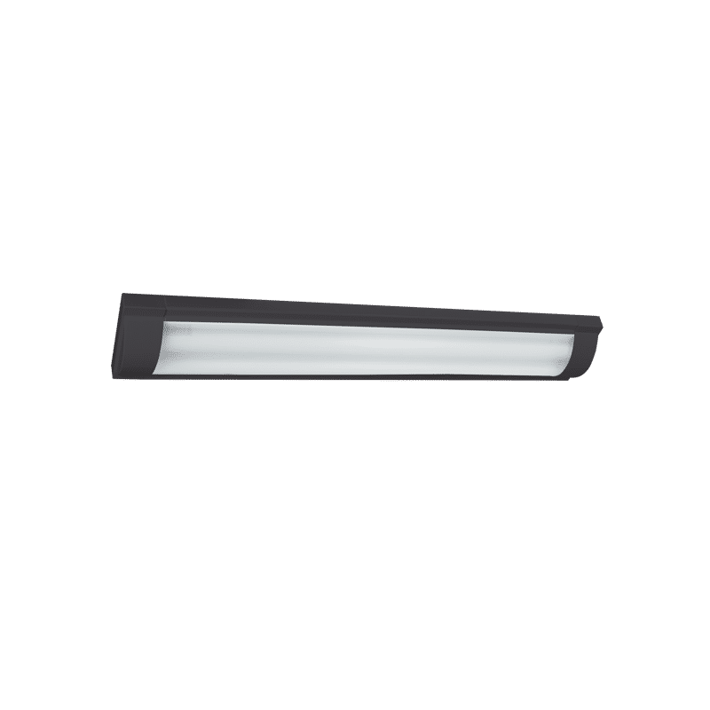 LED Flush Mount Slim Line Metal with Plastic Cover Wired for LED Tubes
