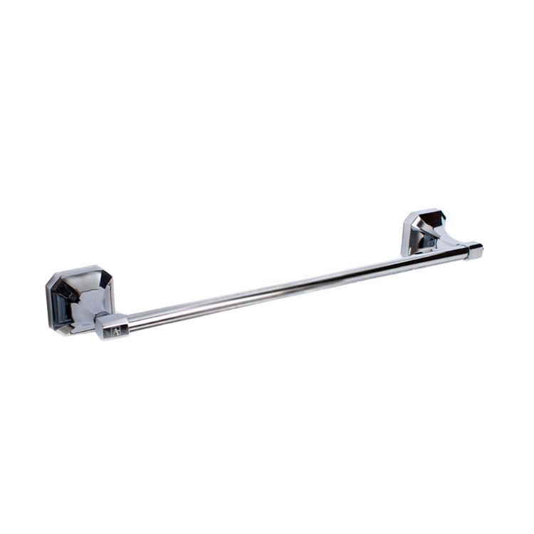 Kirk Aqua Coral Hand Towel Rail - Made From Zinc in a Chrome Plated Finish - 30 cm