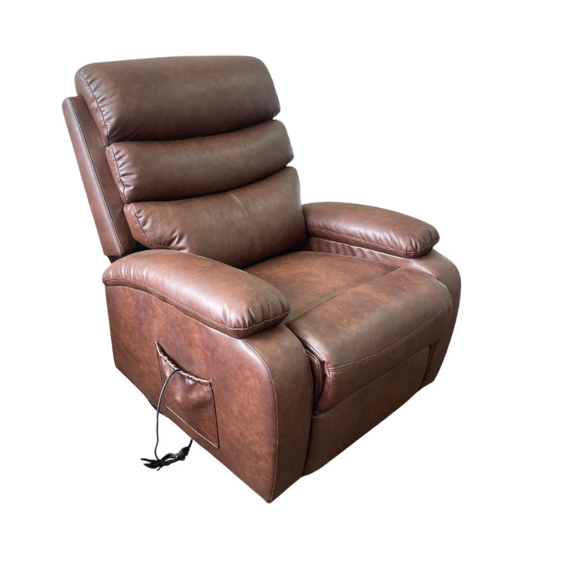 GOF Furniture – Beckywood Brown Riser Recliner