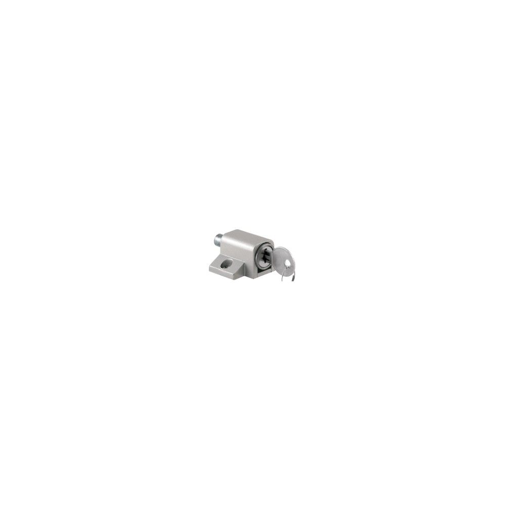 Patio Door Night Latch (push Lock) Silver