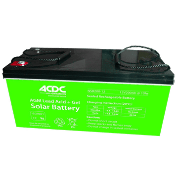 -12V 65Ah AGM Lead Acid And  Gel Solar Battery