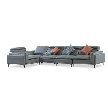 GOF Furniture Aria L-Shaped Sectional Sofa