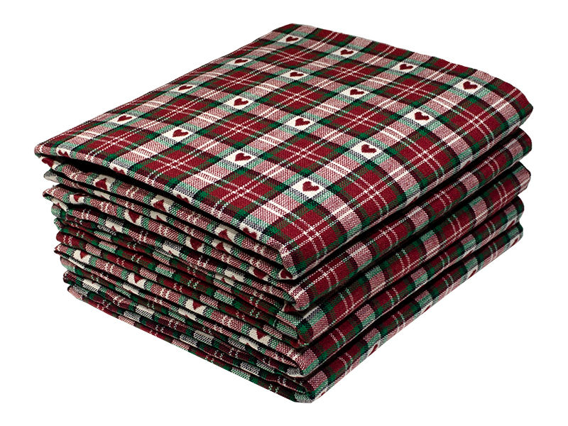 Bunty's Kitchen Towel - Design 2654 - 047x070cms - (05 Pc Pack) - Checks