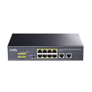 Cudy 10-Port 10/100Mbps Unmanaged PoE+ Switch 120w