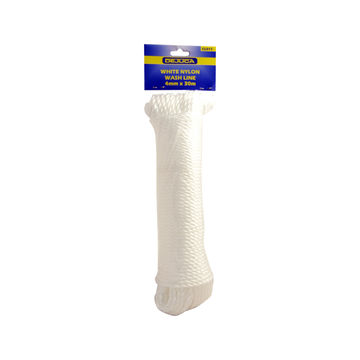 Dejuca - Wash Line - White - 4mm X 30m - (hank)  - 5 Pack