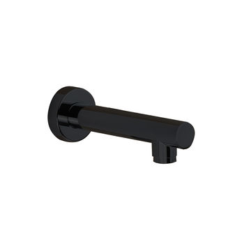 Devario Spout 180mm Round Brass - Matt Black