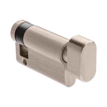 HALF CYLINDER SATIN NICKEL 45mm