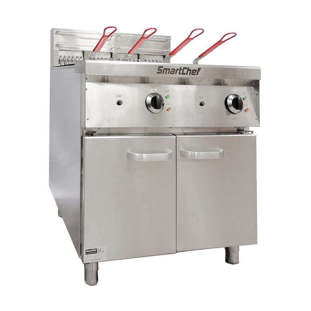 High speed fryer 2 x 30Lt bins