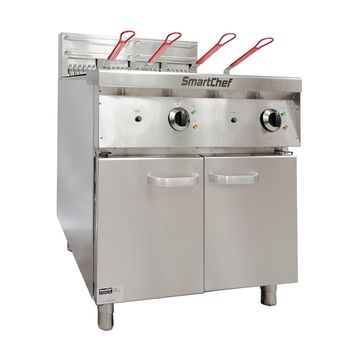 High speed fryer 2 x 30Lt bins