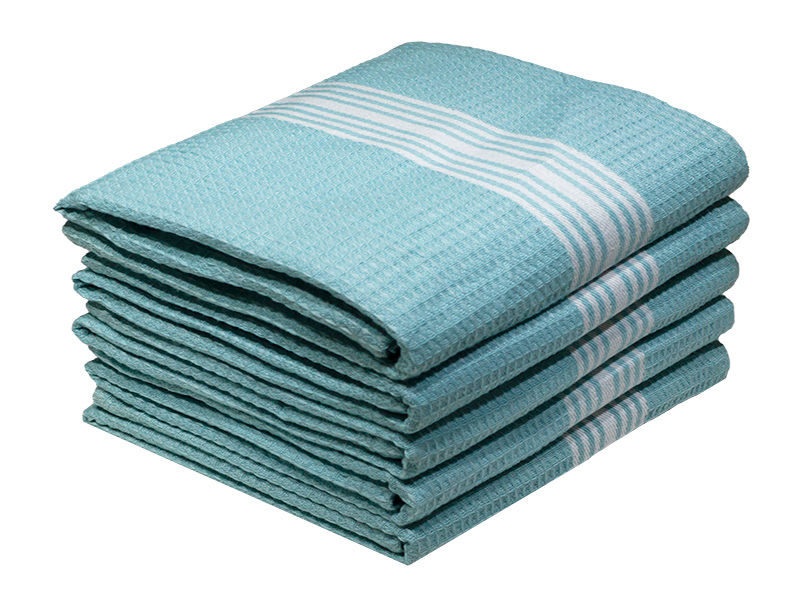 Multipurpose, Easy Fit, Absorbent Kitchen Towel - Design 2020 - 050x075cms - (05 Pc Pack) - Stripes - Gulf Stream