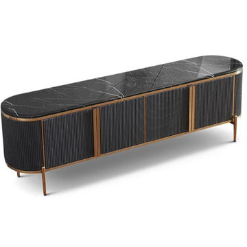 Tate Plasma Stand - Charcoal Grey
