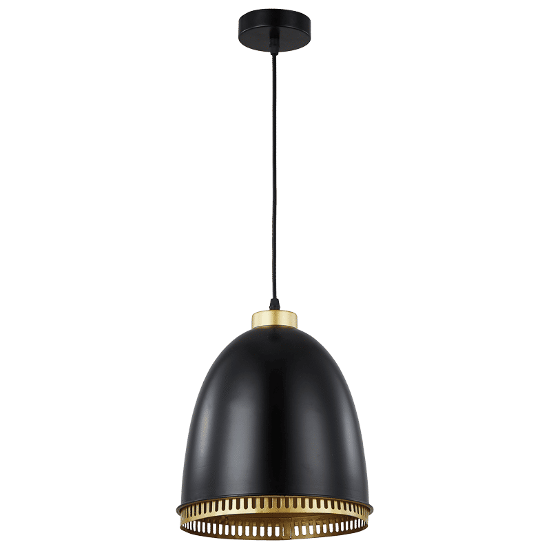 Iron Pendant with Black Cord
