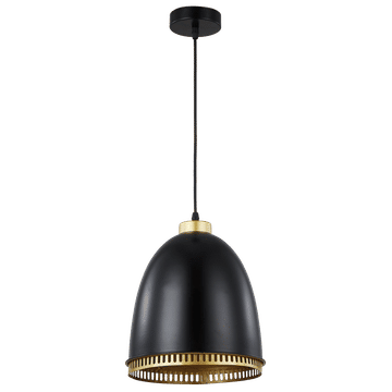 Iron Pendant with Black Cord