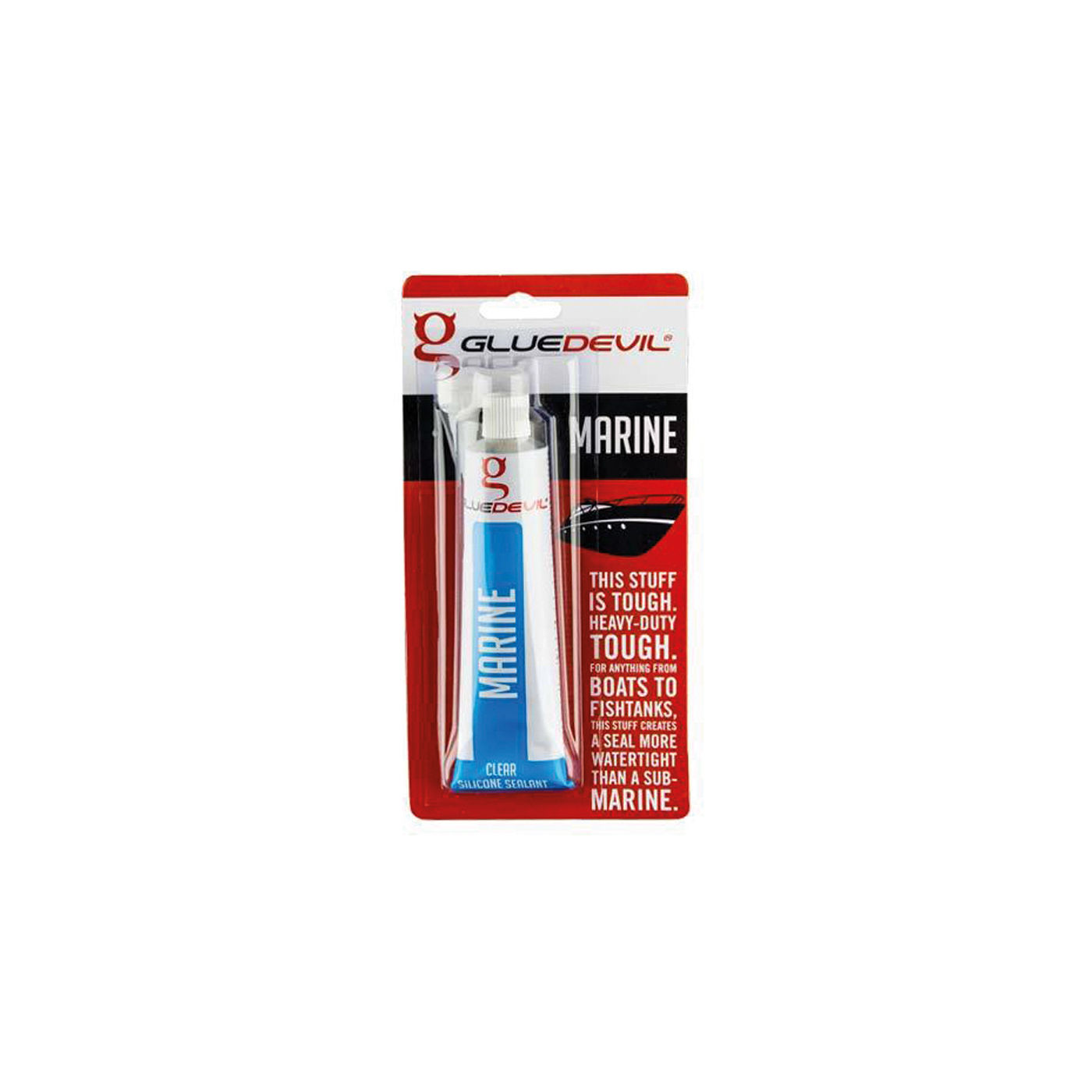 Glue Devil - Silicone - Marine - Clear - Tube - 90ml - 6 Pack