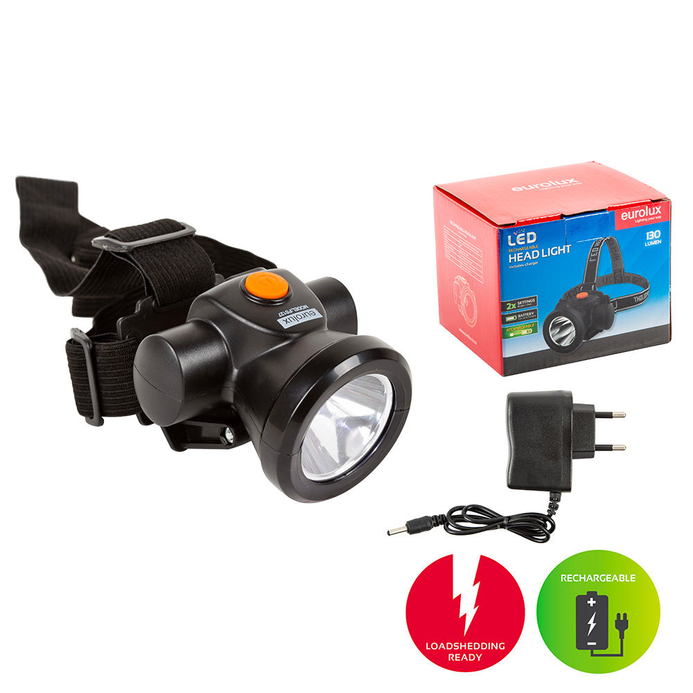 Rechargeable, Head Light With Charger - LED 3w