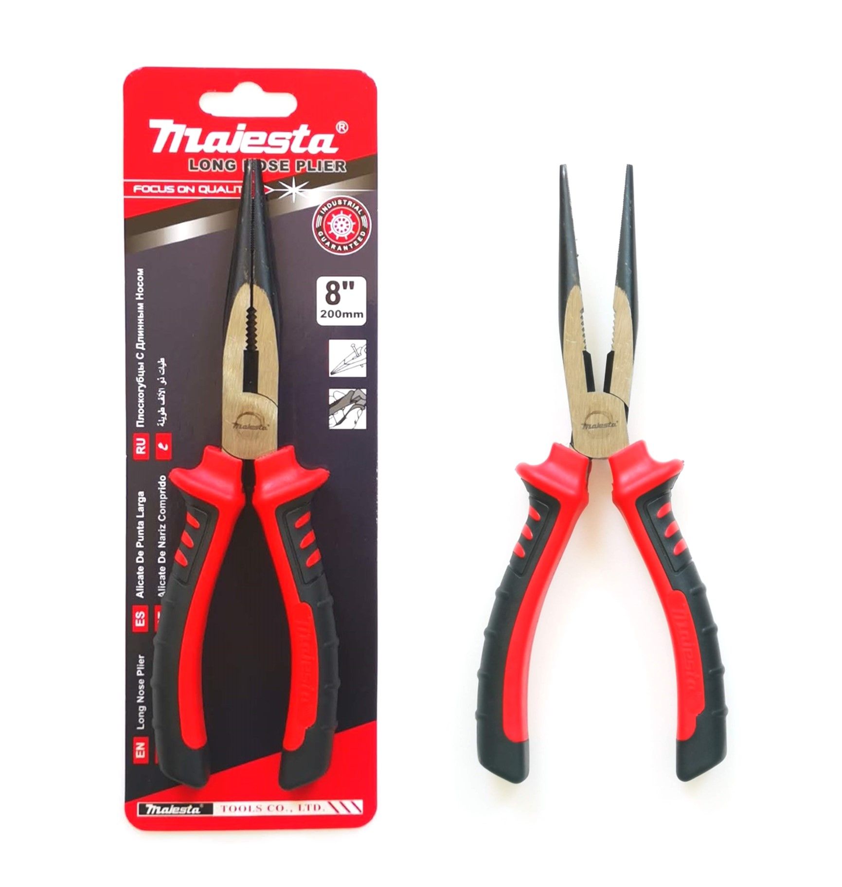 Majesta 200mm Long Nose Pliers