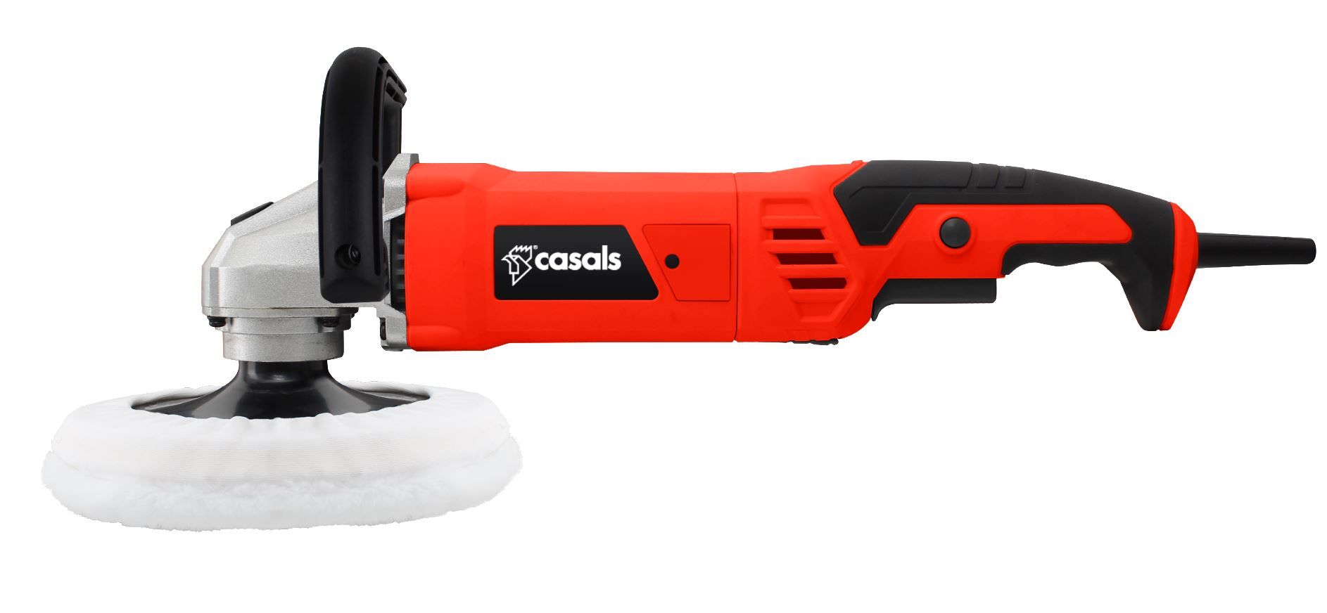 Casals Sander Polisher With Auxiliary Handle Plastic Red 180mm