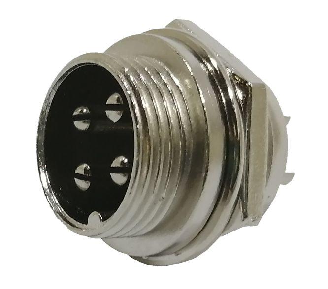 M16 4 W P/M Mic Plug 5 A 125 V Aviation Connector M5902 C
