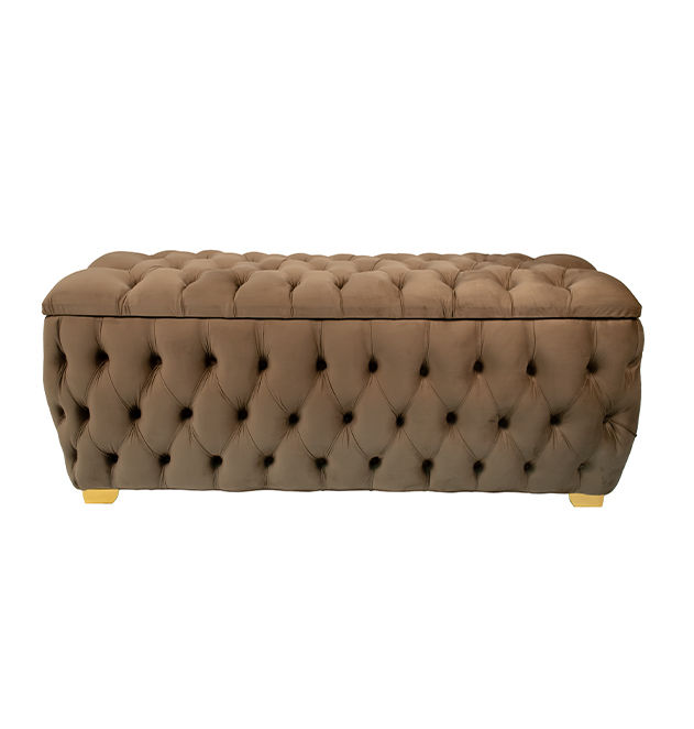 Ava Large Storage Boxes - Double-Brown
