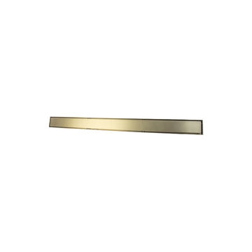 Devario Premio Shower Channel Solid Plate (Long Rectangle) 900mm - Brushed Gold