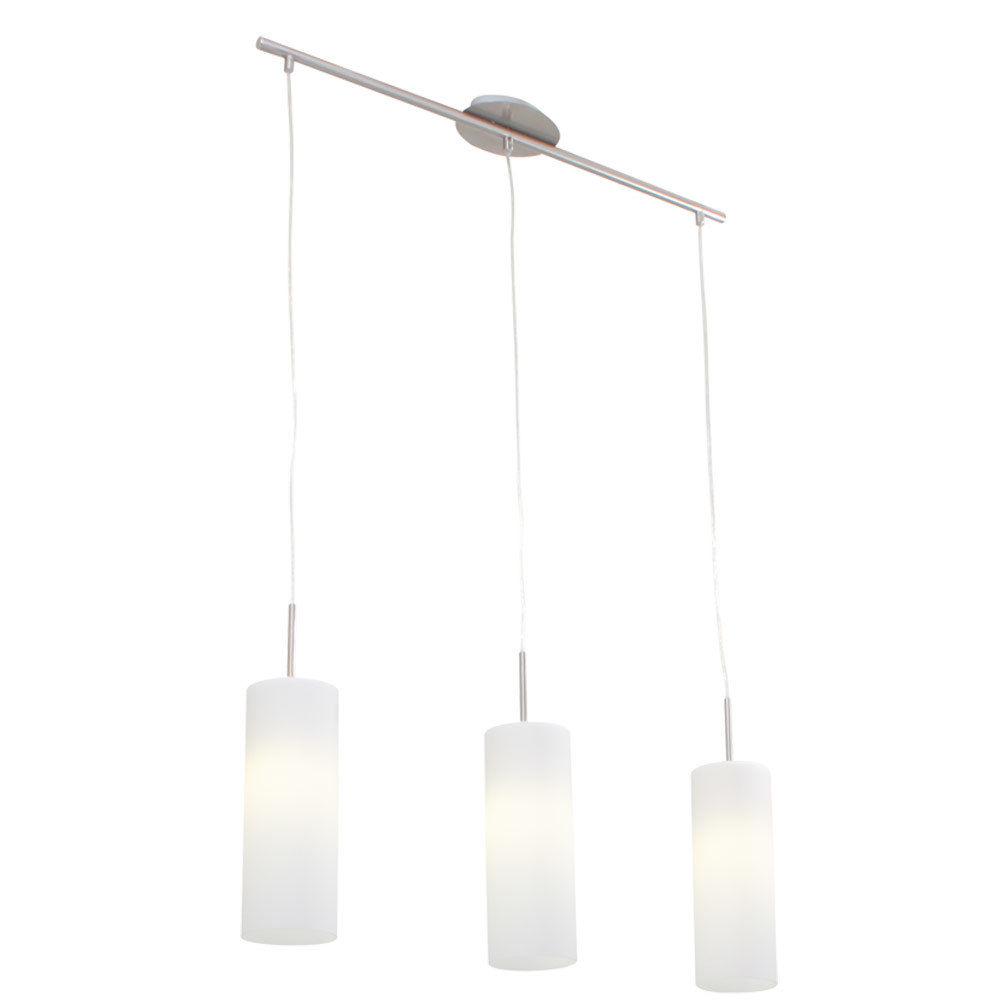 Troy3 - 3 Lights - Pendant - 700mm - Satin Chrome