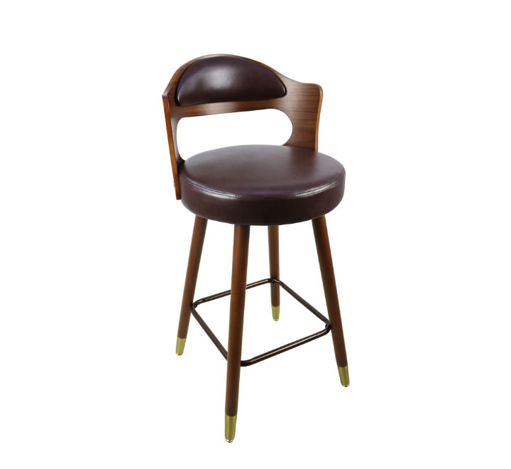 Vividitto - Modern Kitchen Stool Brown