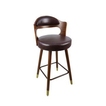 Vividitto - Modern Kitchen Stool Brown