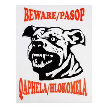 Bulk Pack 2 x Complete Beware Bulldog Warning Sign