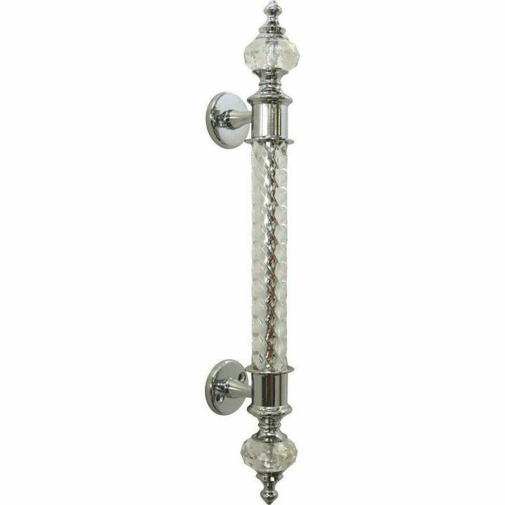 Steel and acrylic pull handle